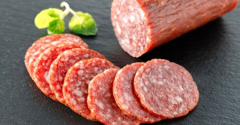 Del salame affettato