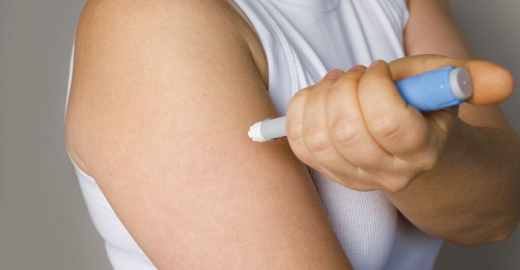 Un'iniezione di semaglutide