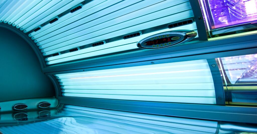 L'interno di un lettino solare