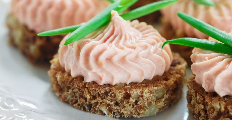 Una mousse di salmone