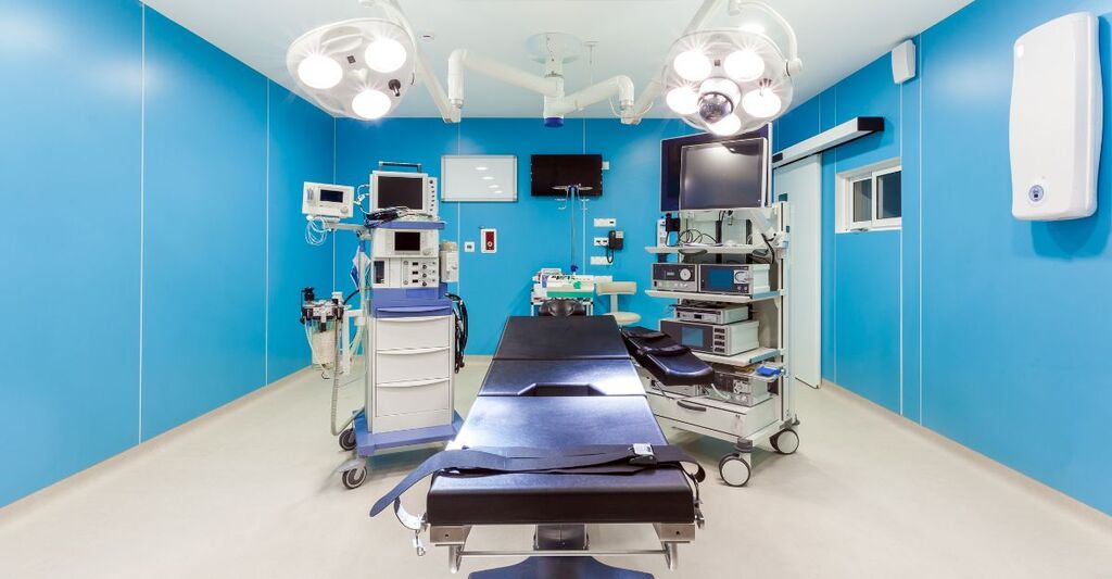 sala operatoria vuota