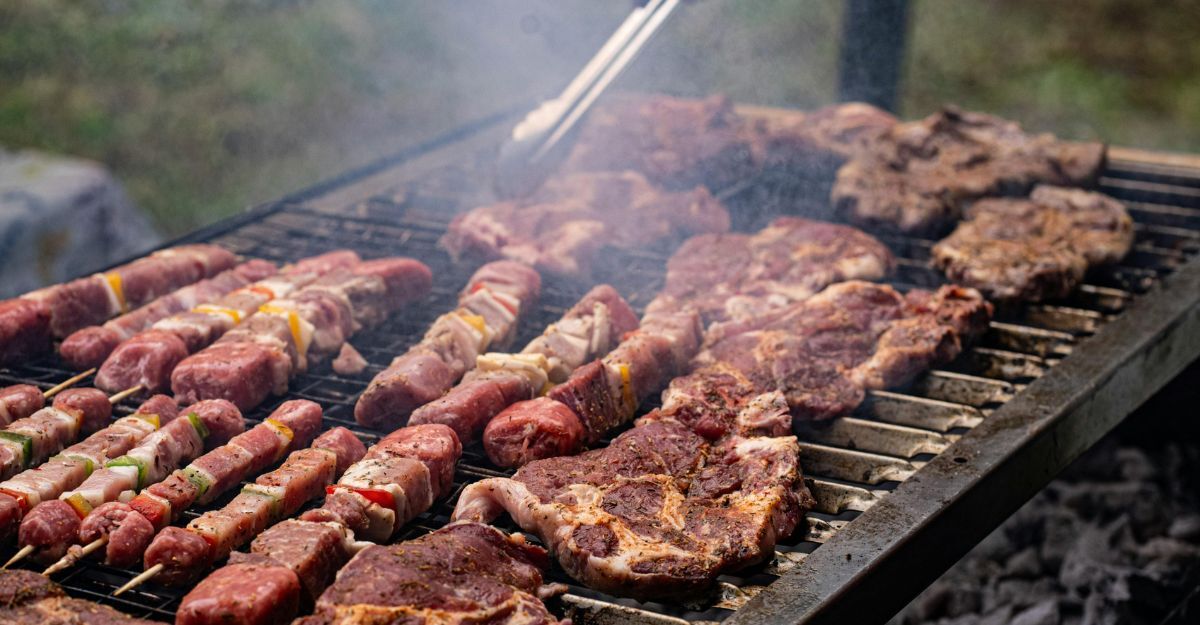 Della carne alla griglia