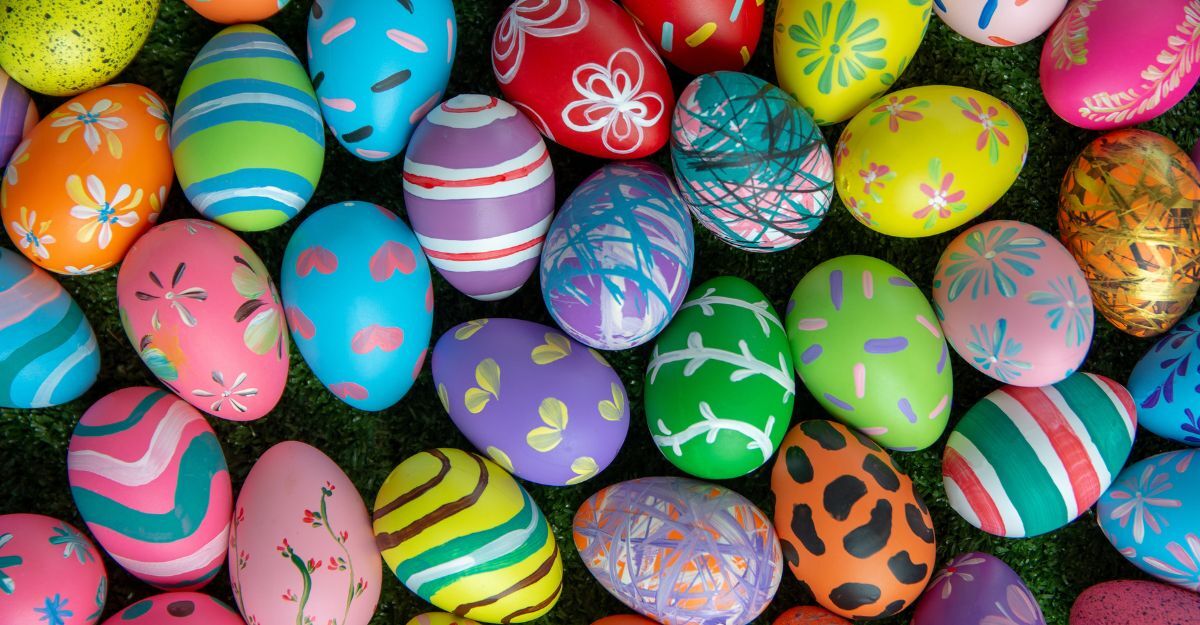 Delle uova di pasqua