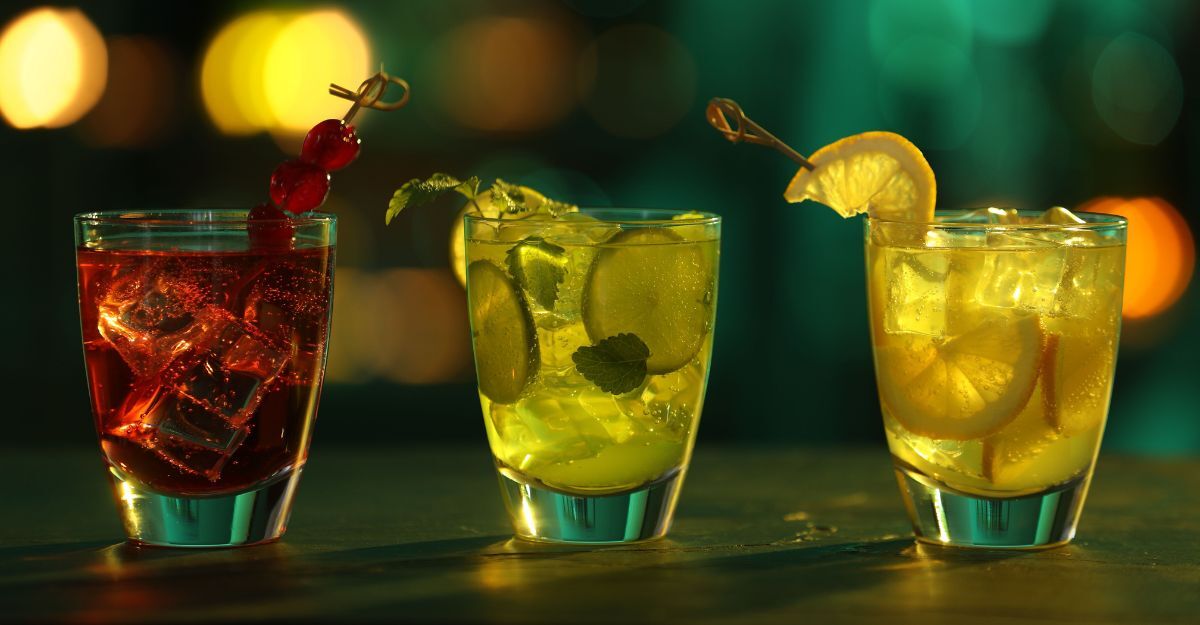 Tipi di alcolici diversi.