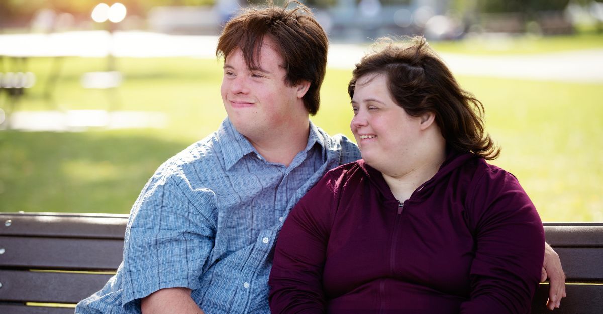 Due persone con la sindrome di Down