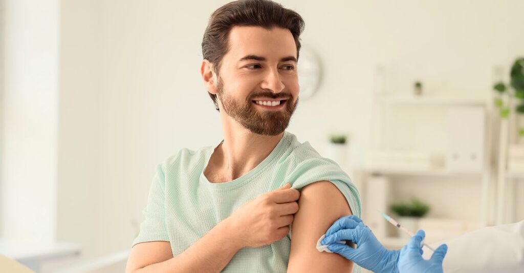 Un ragazza che si è fatto vaccinare
