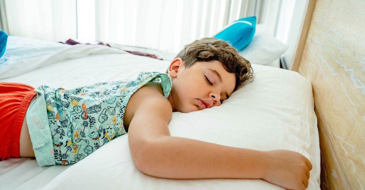 Un bambino che dorme