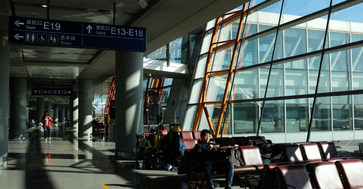 interno di un aeroporto