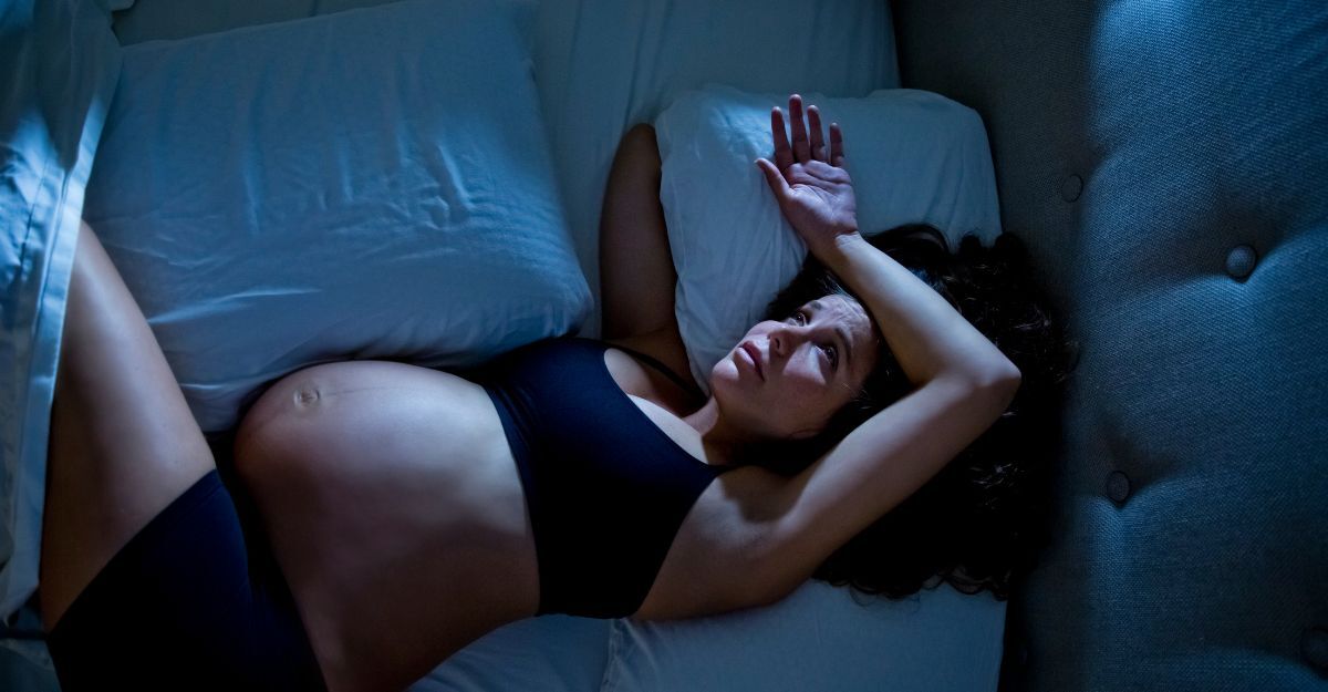 donna incinta non riesce a dormire