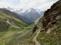 Wandelpad richting Täschhütte