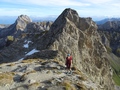 Terugblik richting Altmann en Lisengrat