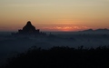 Zonsopkomst vanop Shwesandaw (met Dhammayangyi)