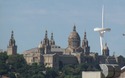 Museu Nacional d'Art de Catalunya, vanaf Casa Batlló