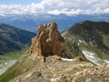 Rotsen nabij de Roc d'Orzival