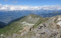 Uitzicht richting La Brinta