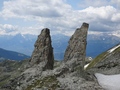 Rotsen nabij Bella Tola