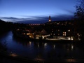 Bern in de avondschemering