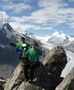 Sterke mannen op de Eggishorn