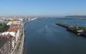 Uitzicht vanop de Puente Colgante