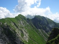 Terugblik richting Breifenhörnli en Brienzer Rothorn
