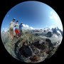 Klettersteig Britannia panorama