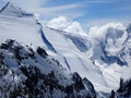 Skisporen op de Altels