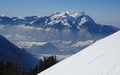 Pilatus met een parapente