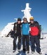 Sarah, Andrei en Franz op Cairn Gorm