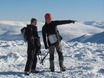 Sarah en Adam op Cairn Gorm