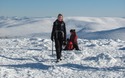 Sarah en Katie op Cairn Gorm
