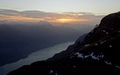 Chäserrugg zonsondergang