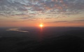 Zürisee bij zonsondergang