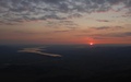 Zürisee bij zonsondergang
