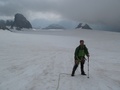 Wicher op de Claridenfirn