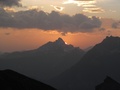 Zonsopkomst achter Gross Chärpf