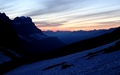 Klausenpass zonsopgang