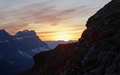 Klausenpass zonsopgang