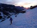 Klausenpass zonsopgang