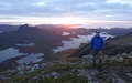 Cùl Mòr zonsondergang