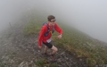 Mats tijdens de MountainMan Marathon