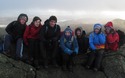 Groepsfoto op Dow Crag (zonder mij)