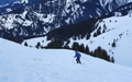 Afdaling van de Wannenspitz