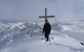 Stijn op de Flüela Schwarzhorn