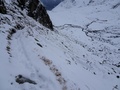 Zigzag in de sneeuw
