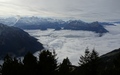 Urnersee in de wolken