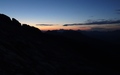 Fusshornbiwak zonsopkomst