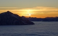 Niederhorn zonsondergang