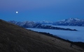 Volle maan boven de Brienzergrat