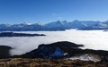 Wetterhorn, Schreckhorn, Finsteraarhorn, Eiger, Mönch, Jungfrau