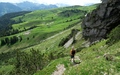 Afdaling richting Fluonalp